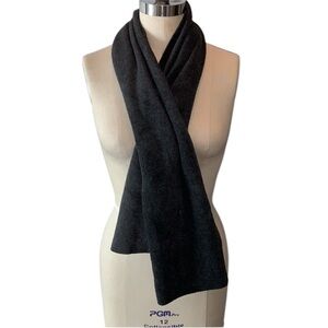 Soft Charter Club Black Gray Reversible Scarf/Wrap OS Unisex